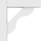 Ekena Millwork Standard Carmel Architectural Grade PVC Bracket With Block Ends, 3"W x 12"D x 12"H BKTP03X12X12CAR05 - alternate 4